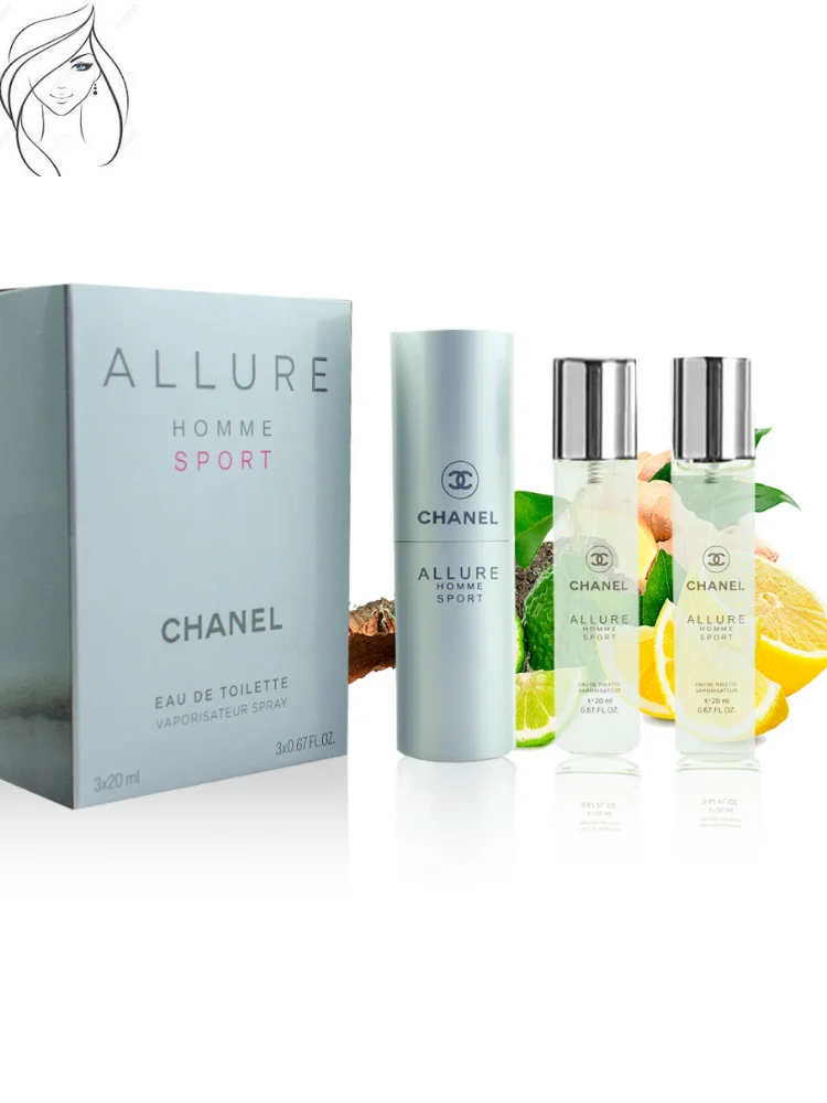 Set perfume Chanel Alur Hom sport, male 3*20 ml _ - AliExpress Mobile
