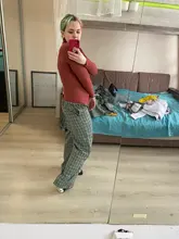 Ribbed Pullover Sweater Jumper Turtleneck Long-Sleeve Winter Women Knitted Warm Autumn