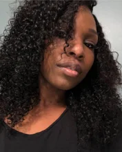 Rizado rizado mechones Pelo Rizado mongol mechones de cabello humano postizo mechones 100% Color Natural sin procesar del pelo humano que teje 3 ofertas de extensiones