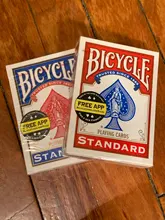 Games Tricks-Props Poker-Card Deck Bicycle Rider-Back Magic Standard-Index Blue 