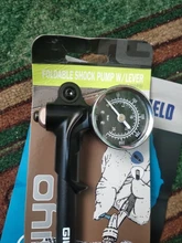 Bike Fork Air-Shock-Pump High-Pressure Mountain-Bicycle Rear-Suspension 300psi GIYO Lever--Gauge
