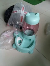 Alimentador automático de mascotas, para perros y gatos, depósito de comida de 2.2L y de agua de 528ml, suministro lento de comida