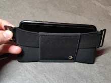 Cartera Invisible minimalista para teléfono móvil, Mini bolso de moda, práctico, ultrafino, para exteriores