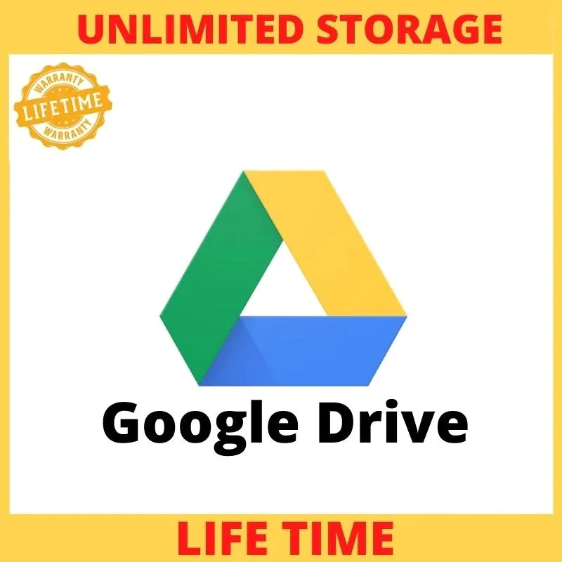 G00gle Drive-almacenamiento ilimitado con tu cuenta Personal, cuenta de tiempo de vida en todo el mundo y entrega rápida