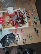 Marcapáginas de película para libros, Clips de papel para maestro de la escuela, punto de libro suministros de oficina, amigos, regalo de Navidad, 8 Uds.