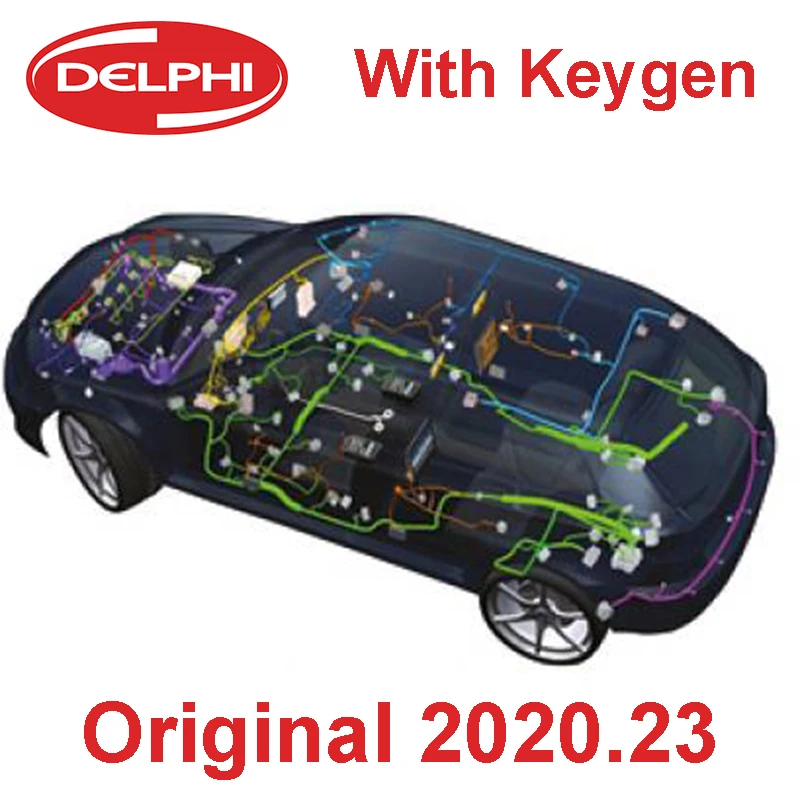 Оригинальный Дельфин 2020 23 с программным обеспечением Keygen диагностический