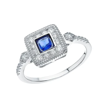 

Silver ring with sieve and cubic zirconium sunlight sample 925