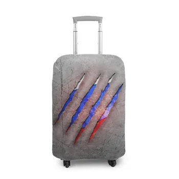 

Case for a suitcase 3D Russian from the inside
