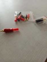 1 par (negro + rojo) de terminales Rojo Negro amplificador de conector Terminal de encuadernación conector tipo Banana para altavoz Jack adaptador de enchufe