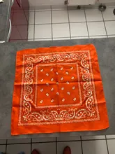 Pañuelo de estilo Hip Hop Unisex, bufandas estampadas cuadradas para la cabeza, bufanda negra de Cachemira para el cuello, gorros deportivos para la muñeca