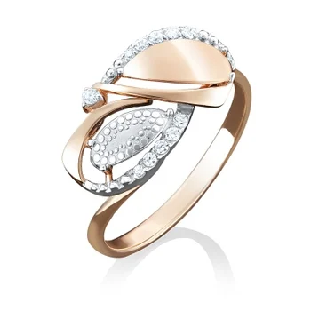 

Yuz platinum ring with cubic zirconia from combined gold