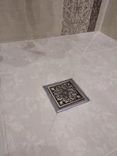 Floor Drains Strainer-Cover Bathroom-Deodorant Euro Antique Brass Square Grate-Waste