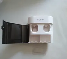 Toothbrush-Holder Bathroom-Accessories-Sets Automatic Dust-Proof with Magnetic-Cover