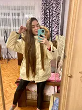 Winter Jacket Coat Parkas Fitaylor Zipper-Down Natural Women Outerwear Snow Warm Thick