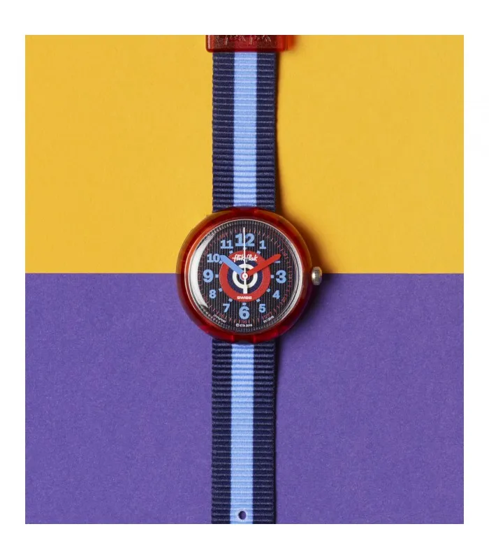 Часы Flik Flak TWOBLUE power Time креативный плакат FPNP040