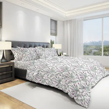 

Bed linen color: Lilac, green, white (2 Slept.)