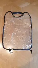 Cubierta protectora de respaldo para asiento de coche, cubierta transparente de limpieza, antipatadas, accesorios de piezas de coche