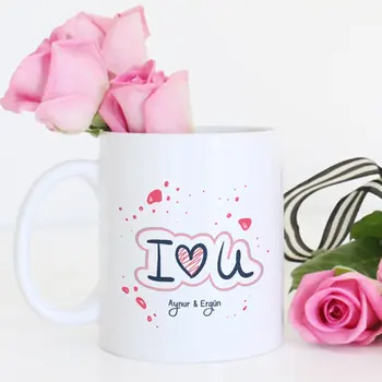 

Personalized White Mug Cup (Valentine's Day Temalı-11)