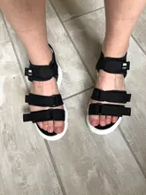 TUINANLE-Sandalias de gladiador con plataforma para Mujer, zapatos de verano a la moda, gruesas, para playa, de tela vaquera, cómodas, 2021