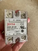 Solid-State-Relay Control Shell Plastic-Cover 40AA SSR Single-Phase Ssr-10aa AC 25AA