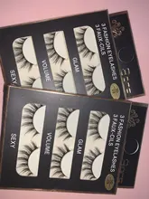 False-Eyelashes Ball Makeup Terrier Soft Natural Smoke Fashion 3D Tapered Black 3D-09