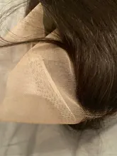 Puromi 13x1 4x1 medio de malla con división pelucas brasileñas no Remy pelucas de cabello humano T parte de encaje peluca 10-28 pulgadas Pre arrancado