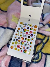 Nail-Decal Rose-Flower Butterfly Bear Cartoon 3D SHE-176 Back-Glue