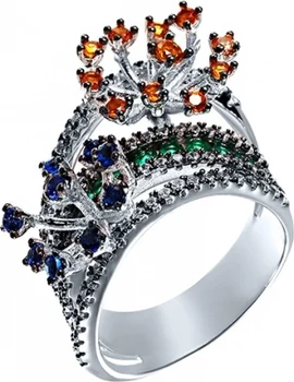 

Jay VI ring with glass and cubic zirconia