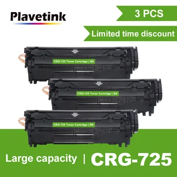 

Plavetink 3pcs CRG 725 Black Toner Cartridge for Canon CRG725 LBP6000 LBP6018WL LBP6030w MF3010 Laser Printer Cartridges