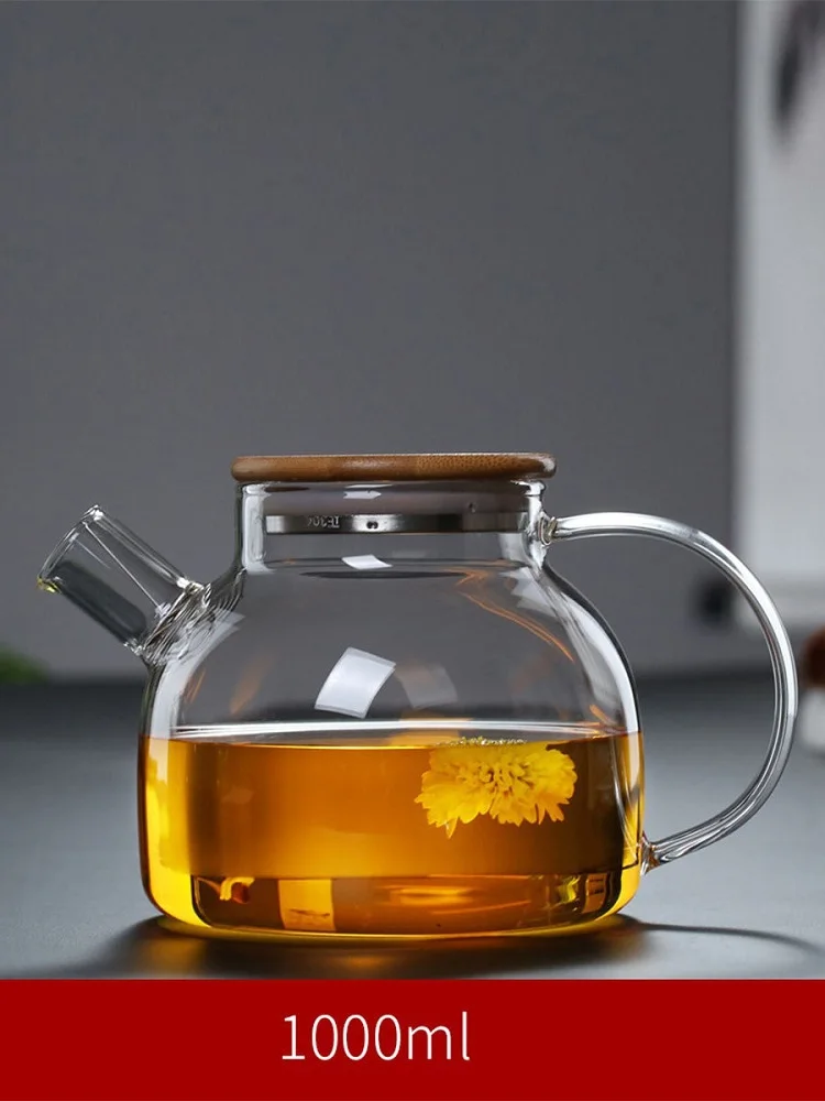 Чайник kitchen devices прозрачный термостойкий заварочный для чая | Дом и сад