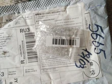 Cuentas de pesca transparentes, doble cruzado, cuentas con orificio, juegos de cuentas transparentes duras, Señuelos de Pesca, accesorios de pesca, 100 Uds.