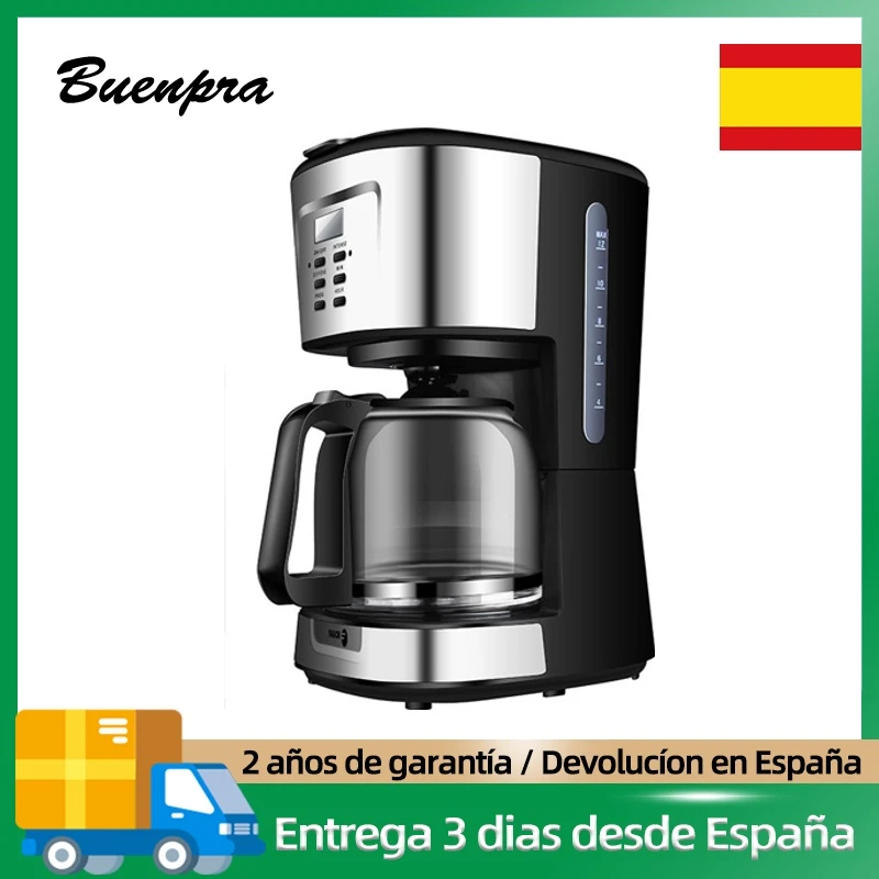 kook een maaltijd bovenstaand spanning Fagor Elektrische Programmeerbare Koffie Machine Automatische Drip  Koffiezetapparaat Capaciteit 12 Naar 14 Cups 1.5 Liter Digitale Display Uur  24H/Timer 900 W Zwart Model ‎ FG784|Koffiemakers| - AliExpress