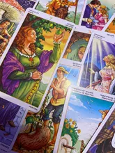 Cartas de oráculo del Tarot para mujeres y niñas, juego de mesa, novedad