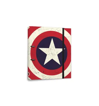 

Wallet 2 rings die cut PREMIUM MARVEL CAPTAIN AMERICA SHIELD