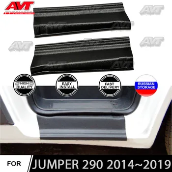 

Door sill for Citroen Jumper 290 2014~2019 plastic ABS car styling decoration protection plate step pad sill