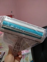 Rodillo removedor de pelo de mascotas de 2 vías, removedor de pelusas de perros y gatos de muebles, funciona con una mano