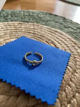 WANTME-Anillo de plata de primera ley con forma de sonrisa para mujer, sortija ajustable, cadena de eslabones de plata esterlina 925, estilo Hip Hop, Punk, 2021