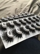 HBZGTLAD-pestañas postizas 3D, 2/4/16 pares, naturales, voluminosas, maquillaje, extensión de pestañas, seda