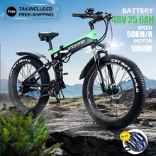 Rower elektryczny ebike 1000w 48v12.8AH bateria litowa 2022 nowy ebike 4.0 fat tire składany elektryczny rower górski dla dorosłych