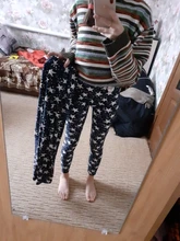 ARDLTME-Leggings informales con estampado de estrellas para mujer, pantalones de cintura alta, elásticos, ajustados, de talla grande, 2021