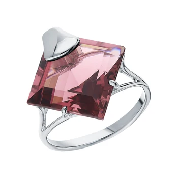 

Silver ring with amethyst sunlight