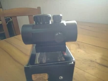 Mira telescópica para Rifle de caza táctica, visor óptico de 11mm y 20mm, punto rojo 1X40RD