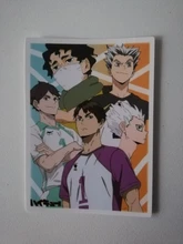 Haikyuu-Lote de 24/25 unidades de Anime japonés Pegatinas para coche, portátil, mochila de bicicleta, bricolaje, impermeable, PVC, pegatinas de juguete