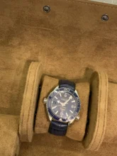 Caja de almacenamiento de reloj con 3 ranuras, elegante, portátil, Vintage, para regalo, 1 unidad