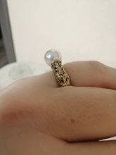 Huitan romántico anillos de perlas simuladas para las mujeres de lujo aniversario de boda accesorios anillos de compromiso para venta al por mayor