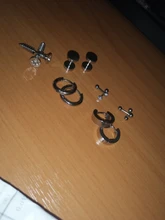 Barbell Piercing Earrings Jewelry-Decoration Screw Ear Studs Stainless-Steel Women Unisex