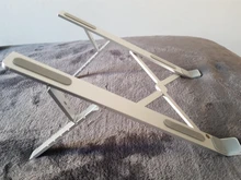 GOOJODOQ-Soporte para ordenador portátil, soporte de aleación de aluminio plegable, para Notebook, MacBook Pro y tableta