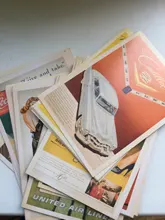 Juego de tarjetas de memoria de estilo clásico, póster famoso Vintage, tarjetas de felicitación, regalo de Año Nuevo, 32 unids/lote