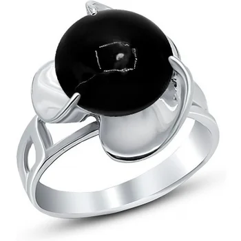 

Silver Wings silver onyx ring