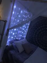 LED String Lights Christmas Decoration Remote Control USB Wedding Garland Curtain 3M